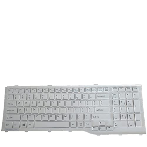 Clavier Fujitsu Lifebook A514 US Blanc Touches Fluides pour Saisie Rapide