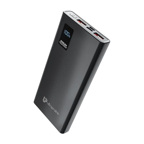 Image of UltraProlink 10000mAh Slim 22.5W QC-PD -PPS Power Bank|Juice-Up Pro |for iPhone 15 /14,iPad,Galaxy, Nothing & Pixel Phones|UM1119|Black