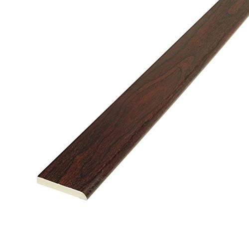 Rosewood UPVC Trim Various Lengths 20mm/25mm/30mm/45mm/65mm/95mm (Rosewood 2.5m (45mm))