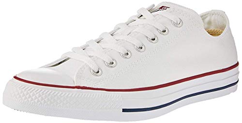 Converse Men's Low-Top, White Optical White, 112