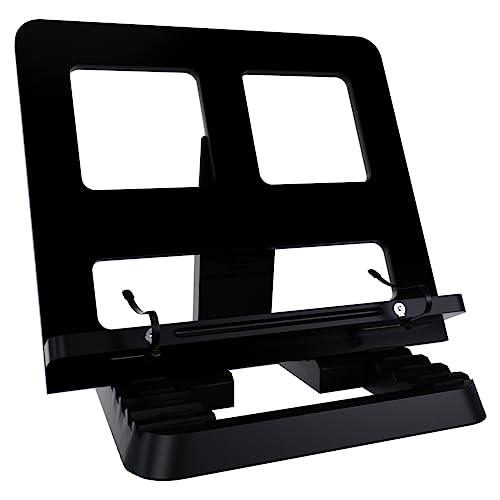 Suporte de Livro Ergonômico Vazado Master com Prendedor - Elegance