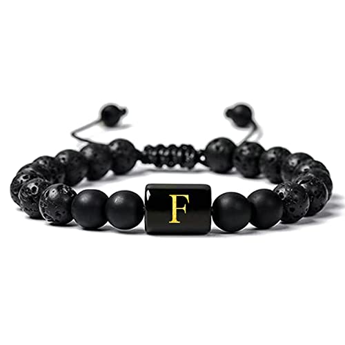 Bracelet en pierre de lave homme pour le quotidien