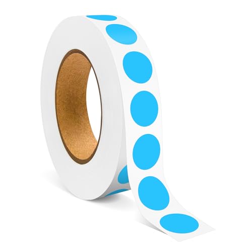 TRTAPE 1/2 Inch Dot Stickers, Round Circle Sticker Label Sticker 1000 Dots