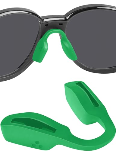 Image of BLAZERBUCK Replacement Nose Pads Nose Piece for Oakley Activate OX8173 Eyeglass - Low Bridge Dark Green