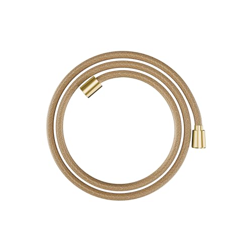 Manguera de ducha de lujo hansgrohe DesignFlex textil oro cepillado 28260250 2