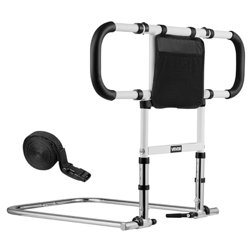 VEVOR Aufstehhilfe Bett, faltbares & ausziehbares Bettgitter mit seitlichen...