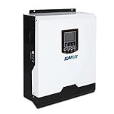 Alles in einem 3000VA 3000watt Wechselrichter, für 24V Batteriesystem. Eingebauter 50 Ampere PWM-Laderegler. Multifunktions-Wechselrichter/Ladegerät, das die Funktionen von Wechselrichter, Solarladegerät und Batterieladegerät kombiniert.