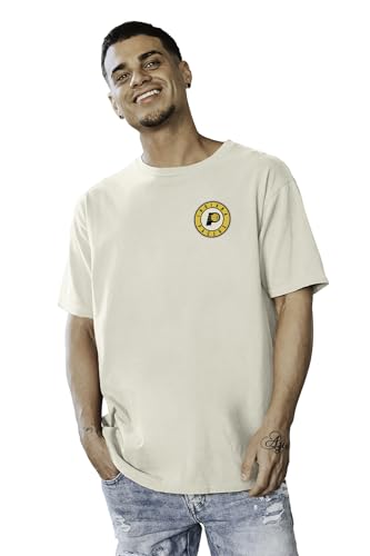Image of Blue 84 NBA Unisex-Adult NBA Officially Licensed T-Shirt Ringspun Front /Back Ivory