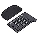 Numeric Keyboard and Mouse Combo, 2.4G Numeric Keyboard and 18-Key Multifunctional Financial Keyboard, with 1200 Dpi Mouse and Receiver, Suitable for Laptop Notebook Desktop PC