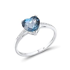 Heart-London Blue Topaz