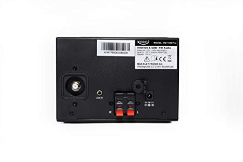 XORO HMT 500 PRO - Mikro Stereoanlage (Internet-/DAB+/UKW-Radio, CD Player, Bluetooth, USB Mediaplayer, 2.4" Farbdisplay, Fernbedienung, 2 x 10W Lautsprecher – Bild 5
