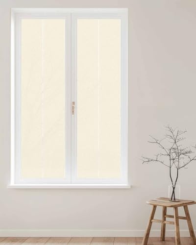 Vinilo decorativo para ventana beige 17 x 78 pulgadas miniatura 2