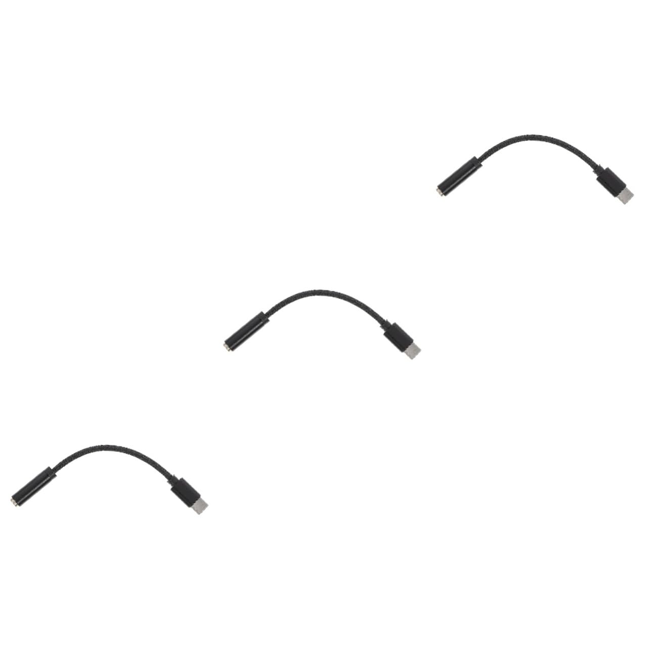 DOITOOL 3stücke Type- Adapter Für Kopfhörer Hochwertiges Audio-Kabel Tragbar Langlebig Für Smartphones Tablets Und Laptops