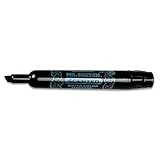 Mr. Sketch Scented Watercolor Marker, Chisel Tip, Black, Dozen, 1 PACK,
