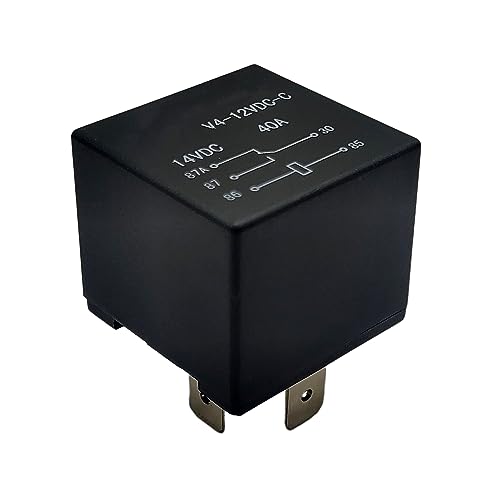 Multi-Purpose Automotive Relay 12VDC, Compatible with 15-50961 V4-12VDC-C, for Air Conditioning Blower Motor Fuel Pump