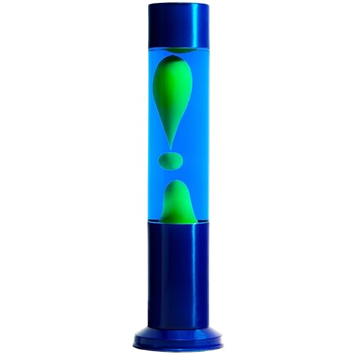 Nova Colour 15 Sensory Relaxing Lamp (Blue) with Blue Liquid/Green Wax