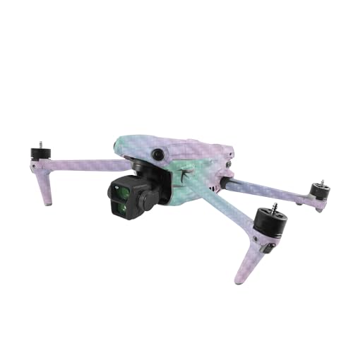 Image of MightySkins Carbon Fiber Skin Compatible with DJI Air 3 - Cotton Candy | Protective, Durable Textured Carbon Fiber Finish | Easy to Apply