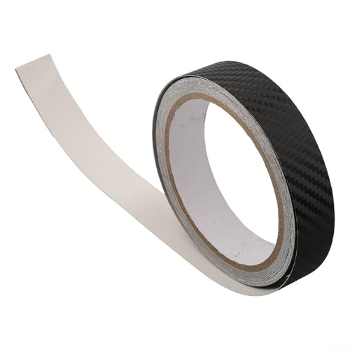 Sawhamale Cinta protectora para la cabeza de raqueta de tenis, 16.4 pies x 0.8 pulgadas, tira protectora de borde negro para pickleball, remo, playa, raqueta de tenis, cubierta de marco de raqueta de