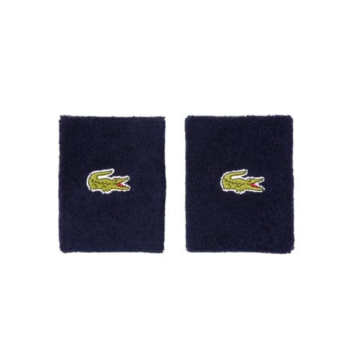 Image of Lacoste Unisex-Adult Unisex Sport Stretch Jersey Wristbands