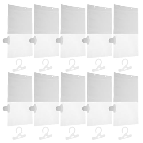 Hoement Bolsas Antihumedad Reutilizables con Ganchos de Plástico para Colgar Packs Absorbentes de Humedad Pequeños para Armarios Dormitorios y Baños Control de Humedad Adaptable y