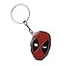 Half Moon BayDeadpool Schlüsselring Keychain Mask Logo Nue offiziell Rot metal, Mehrfarbig, Einheitsgröße