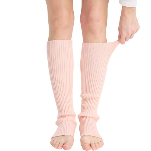 Image of Nanxson Knit Ribbed LegWarmer Women Knit Calf Accessories Leg Sleeves | Solid Neon Boot Socks,Y2K 80s Women's Lolita LegWarmer,Sports Party Yoga Dance Accessories,Winter Ankle Heap Kawaii Sock