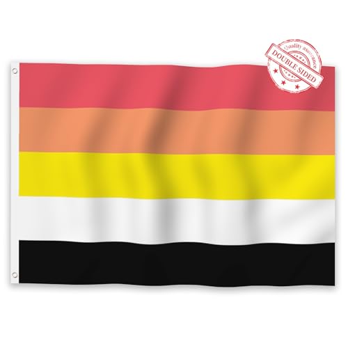 Drapeau Gay Pride 180x300cm géant double face à 5 bandes multicolores