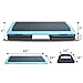 PRODC Adjustable Aerobic Stepper Workout Step with 4 Risers Fitness & Exercise Platform Trainer
