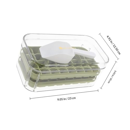 Molde reutilizable para cubos de hielo con tapa y contenedor miniatura 2