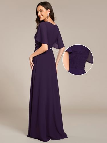 Ever-Pretty Women's Applique Chiffon Formal Wedding Guest Dresses by Ever-Pretty - Used condition - Image 8