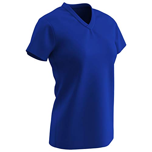 Camiseta deportiva Champro Star azul mujer para entrenar en talla M