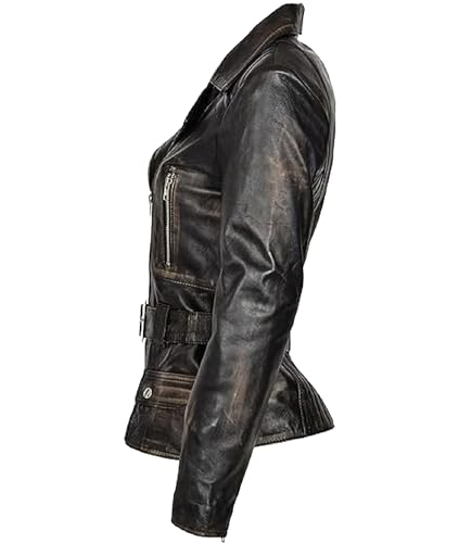 Womens Genuine Lambskin Leather Jacket | Classic rider leather jacket | Black Leather Jacket Women | Womens Leather Jacket4
