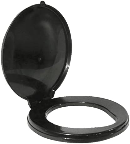 RESTOP Flip-Top Portable Snap-on Toilet Seat (Commode NOT included) - Use with RESTOP Commode or Standard 5-Gallon Bucket