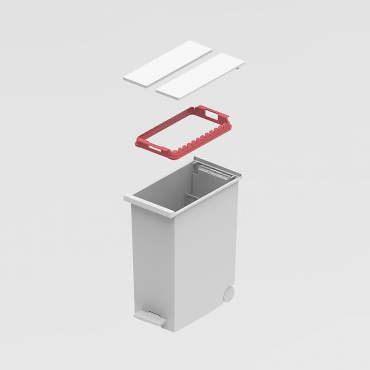 KEYUCA両開きダストボックス L（27L）2個セット⭐︎新品 楽天市場】【KEYUCA公式店】ケユカ KEYUCA両開きダストボックス L（27L