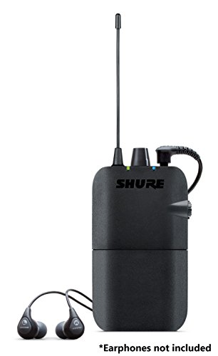 shure p3r wireless bodypack receiver for psm300 personal monitoring systems - g20 band
