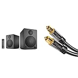 wavemaster Cube Mini NEO Black - Regallautsprecher-System (36 Watt) schwarz (66370) & KabelDirekt – Optisches Kabel/Toslink Kabel – 3m (optisches Digitalkabel Toslink auf Toslink) – PRO Series