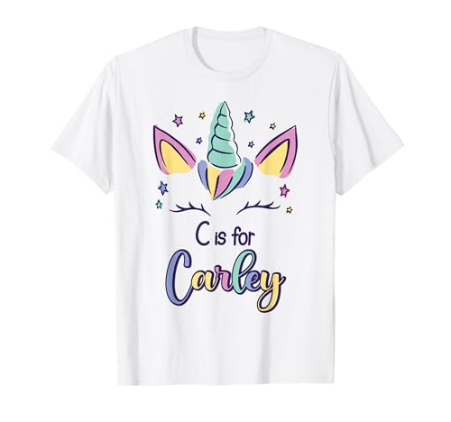 First Name Carley Personalized C Is For Carley T-Shirt