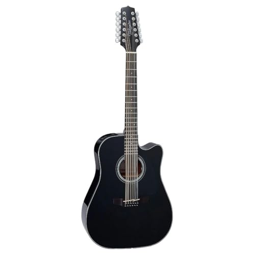 Takamine TAKGD30CE12BLK Gd30Ce-12 12-String Acoustic-Electric Guitar cover