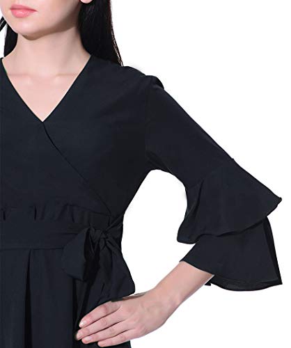 Image of Uptownie Lite Women's Crepe Skater Knee Length Dress