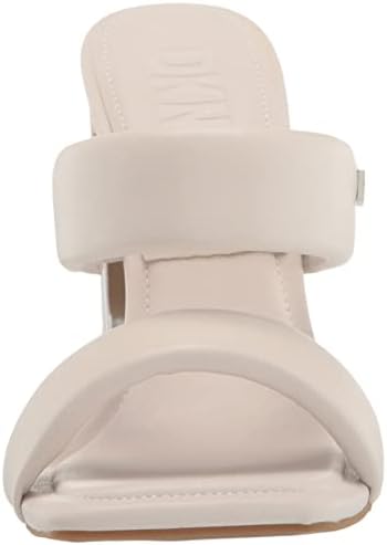 DKNY Women's Double Strap Metallic Heel Slip On Heeled Sandal, 8 | Image 1