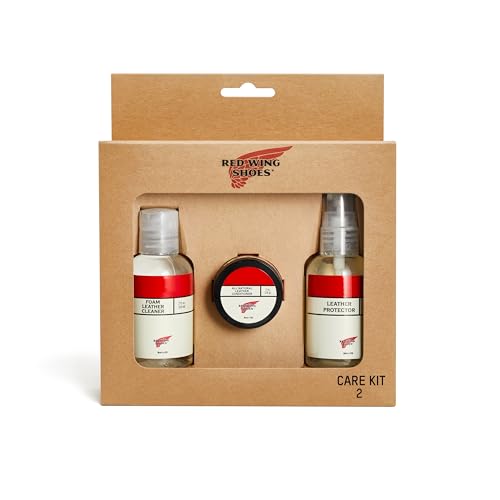 Best Leather Conditioner for Red Wing Boots: Top Picks 13 Red Wing Shoes Mini Care Kit #2 for Waxed Full Grain or Nubuck Leathers