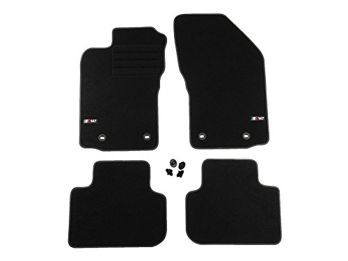 Tappetini Auto Per Alfa Romeo 147 (2001-2010) – Su Misura, Impermeabili, 4 Pezzi, Colore Nero - 3