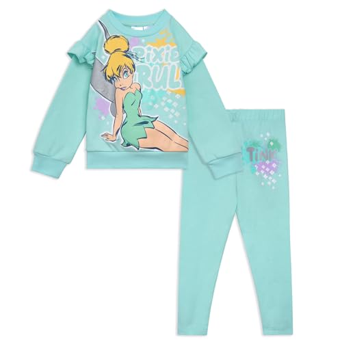 Image of Disney Girls' 2-Piece Fleece Sweatshirt and Leggings Set for Baby & Kids