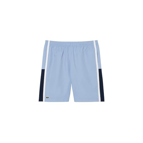 Image of Lacoste Men's Lightweight Colour-Block Stripe Tennis Shorts