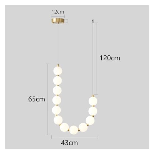 Plafonniers suspendus LED pour salon et escalier au design moderne - 8