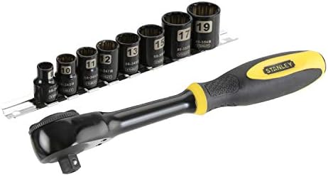Stanley 094606 FatMax Rotator Socket Set 3/8-inch Drive (9 Pieces)