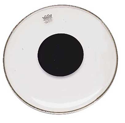 Controlled Sound Clear Bass Drum Head with Black Dot - 22 Inch
