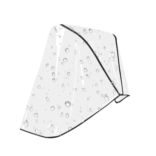 Regenschutz Kinderwagen Universal - Transparentes Regenverdeck mit Zugangsfenster - Schützt vor Regen, Wind und Schmutz - Einfache Montage und Aufbewahrung, Gute Luftzirkulation, Schadstofffrei