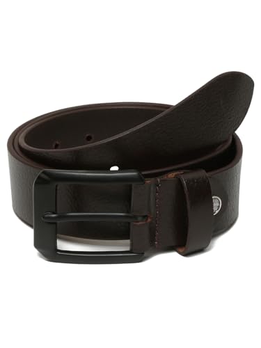Image of TEAKWOOD LEATHERS Men's Casual Leather Belt, 6 Holes, Classic Buckle Lock Belts for Men | T BT EC 1