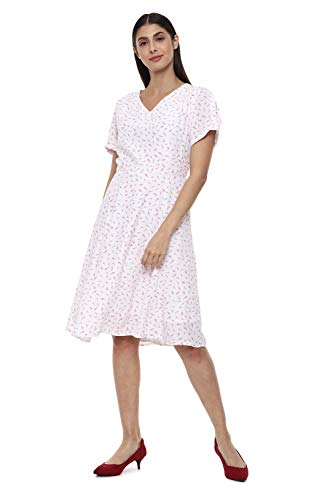 Image of Van Heusen Women's Rayon A-Line Knee-Length Dress